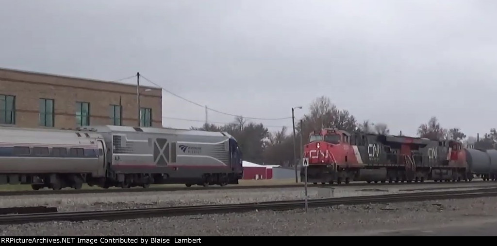 Amtrak meets CN A431